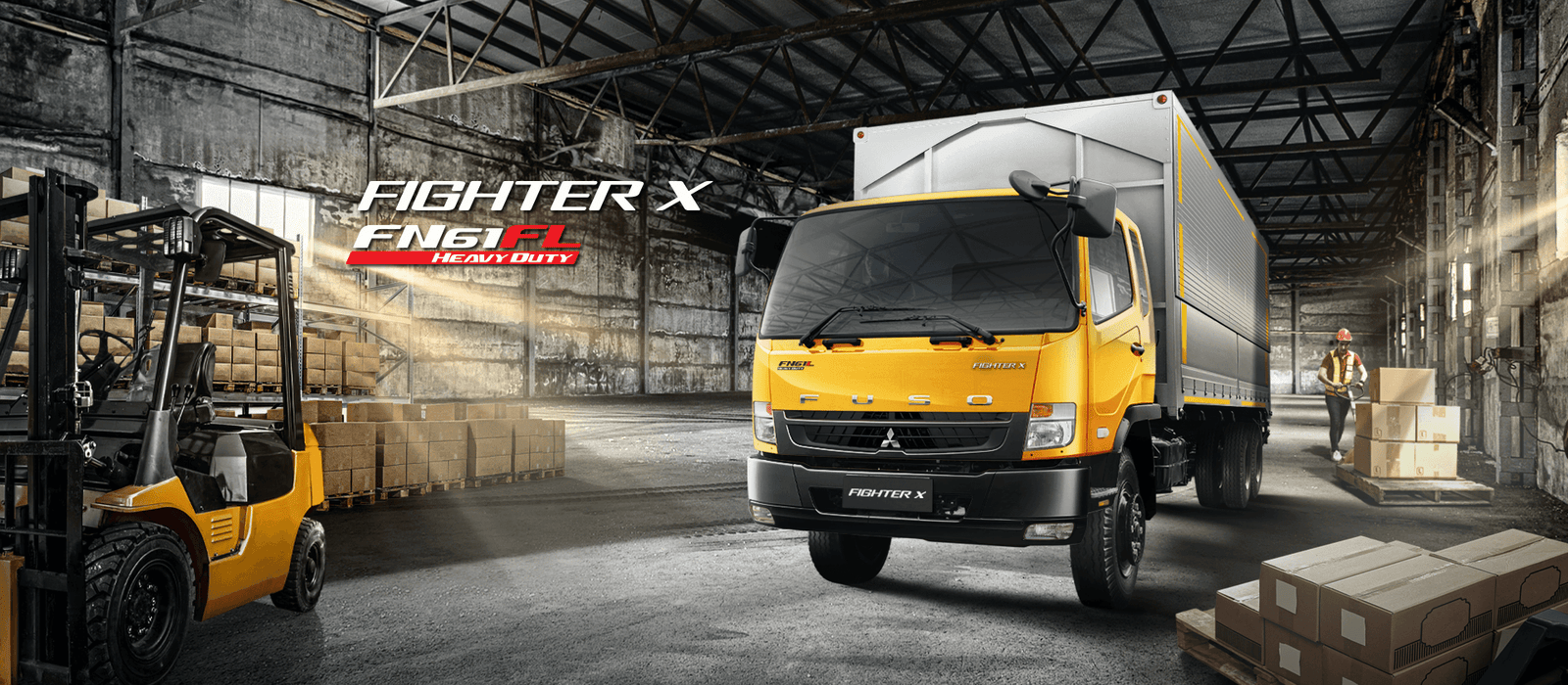 Truk fuso FN61FL HDR Mitsubishi Banten