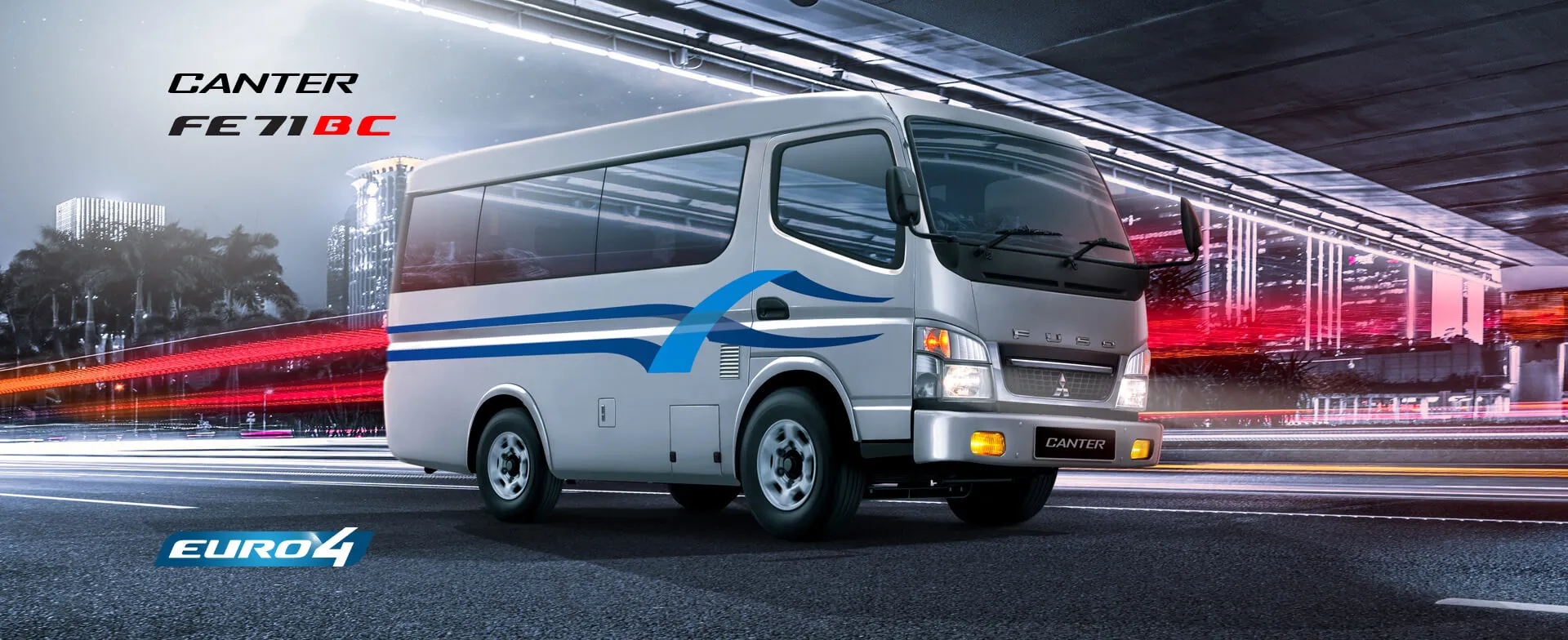 canter bus fe 71 bc Mitsubishi Banten