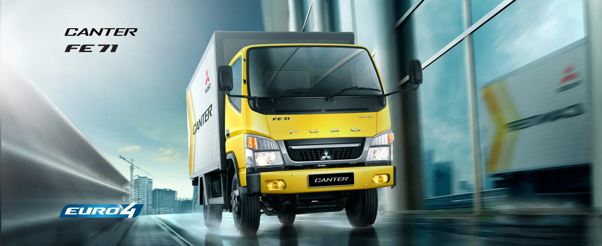 Truk Canter FE 71 Mitsubishi Banten