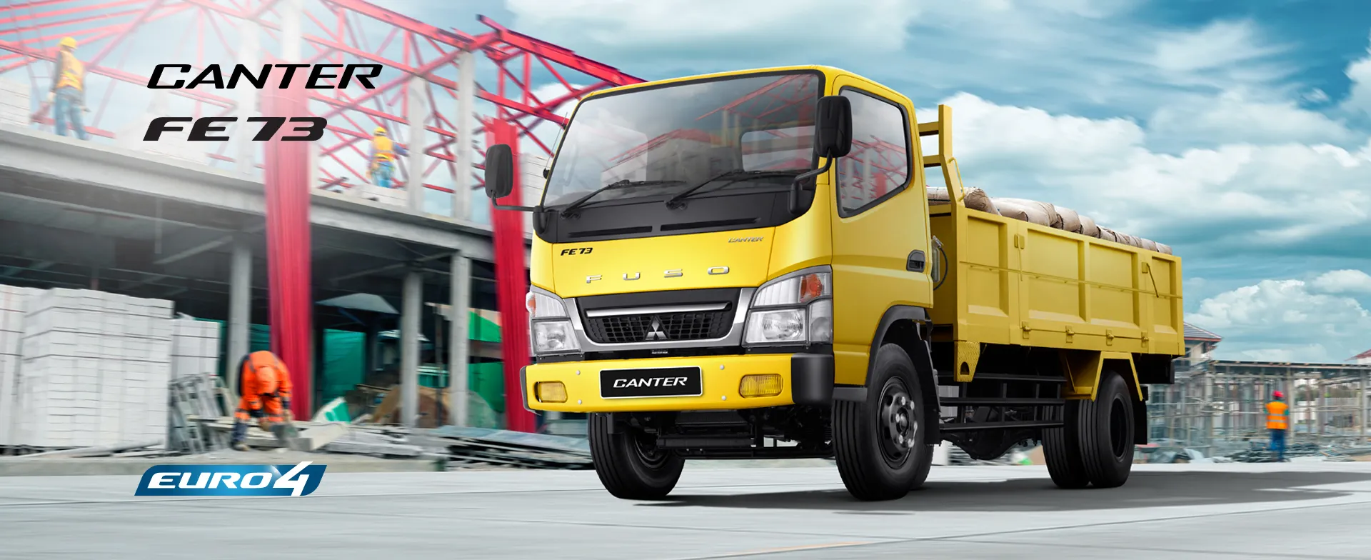 Truk Canter FE 73 Mitsubishi Banten